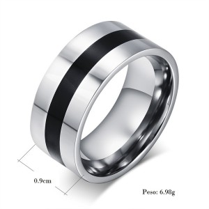 Anillo para hombre en acero inoxidable
