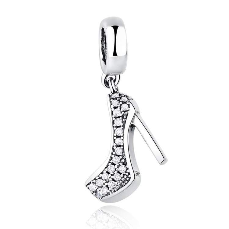 Dije Stiletto En Plata Y Zirconias Dije Stiletto En Plata Y Zirconias