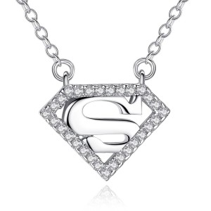 Collar super mamá en plata