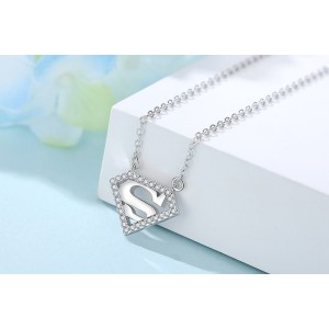 Collar super mamá en plata Collar super mamá en plata