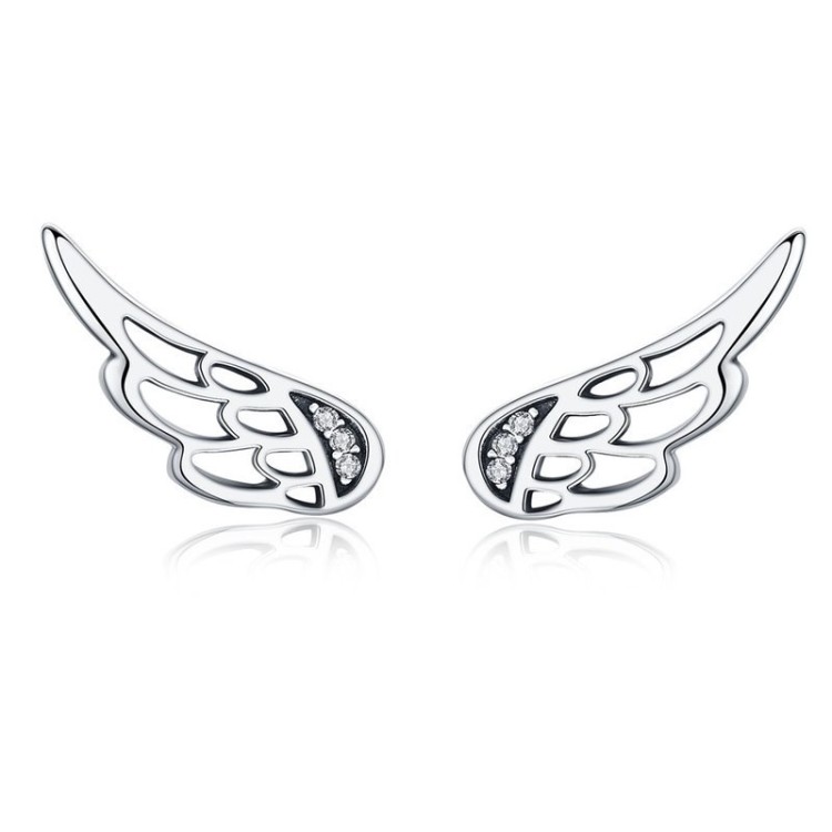 Aretes De Alas En Plata Aretes De Alas En Plata