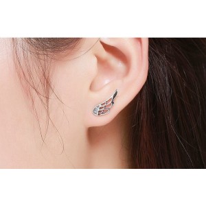 Aretes De Alas En Plata Aretes De Alas En Plata