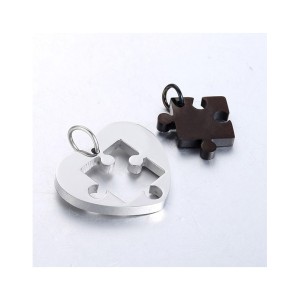 Collares para parejas de Acero Inoxidable en Forma de Fichas Collares para parejas de Acero Inoxidable en Forma de Fichas