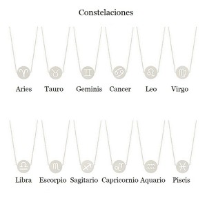 Pulseras de plata signos del zodiaco constelaciones