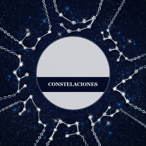Collar con dije constelaciones zodiaco en plata