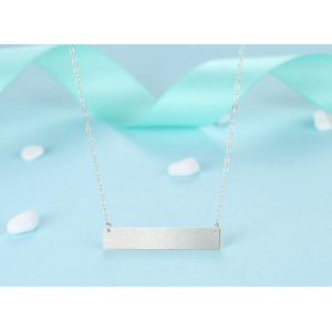 Dije en plata para grabado de nombre personalizado Dije en plata para grabado de nombre personalizado