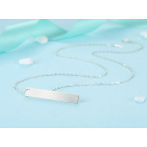 Dije en plata para grabado de nombre personalizado Dije en plata para grabado de nombre personalizado