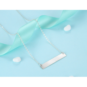 Dije en plata para grabado de nombre personalizado Dije en plata para grabado de nombre personalizado