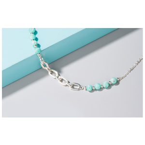 Manilla para mujer en plata con cuentas difusas en plata Manilla para mujer en plata con cuentas difusas en plata
