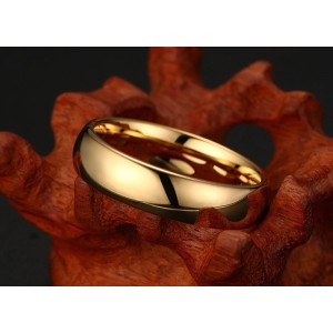 Argolla para hombre dorada en tungsteno Argolla para hombre dorada en tungsteno
