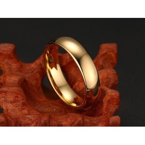Argolla para hombre dorada en tungsteno Argolla para hombre dorada en tungsteno