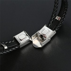 Brazalete para hombres nota musical en acero inoxidable Brazalete para hombres nota musical en acero inoxidable