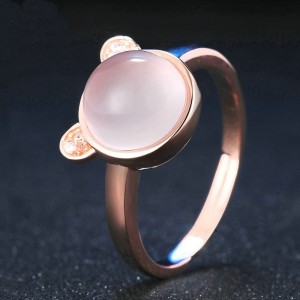 Anillo oso encantador en plata Anillo oso encantador en plata
