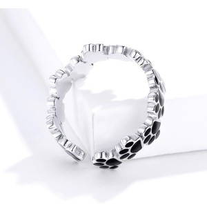 Set huellitas de perro en plata Set huellitas de perro en plata