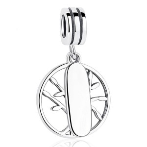 Dije árbol de la vida grabado en plata Dije árbol de la vida grabado en plata