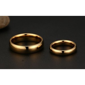Argollas de matrimonio en tungsteno doradas Argollas de matrimonio en tungsteno doradas