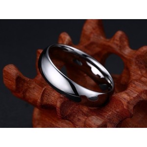 Argollas de matrimonio en tungsteno plateadas Argollas de matrimonio en tungsteno plateadas