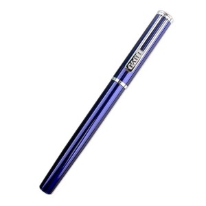 Pluma estilográfica personalizada elegante azul