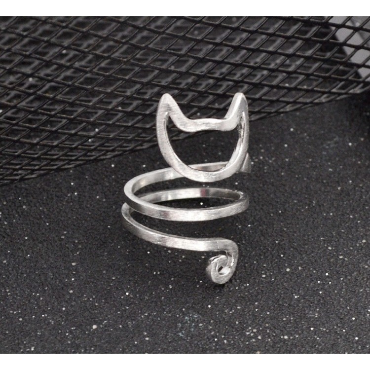 Anillos De Acero Inoxidable Ajustables Gato Animales