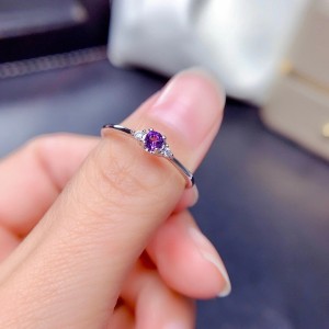 Anillo de compromiso en plata diseño clásico - Anillo para pedir mano Anillo de compromiso en plata diseño clásico - Anillo para pedir mano