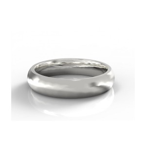 Argolla en plata para hombre - argolla clásica plateada - joyas en plata