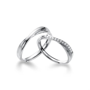 Argollas de matrimonio en plata - Anillos de boda plateados - alianzas Argollas de matrimonio en plata - Anillos de boda plateados - alianzas