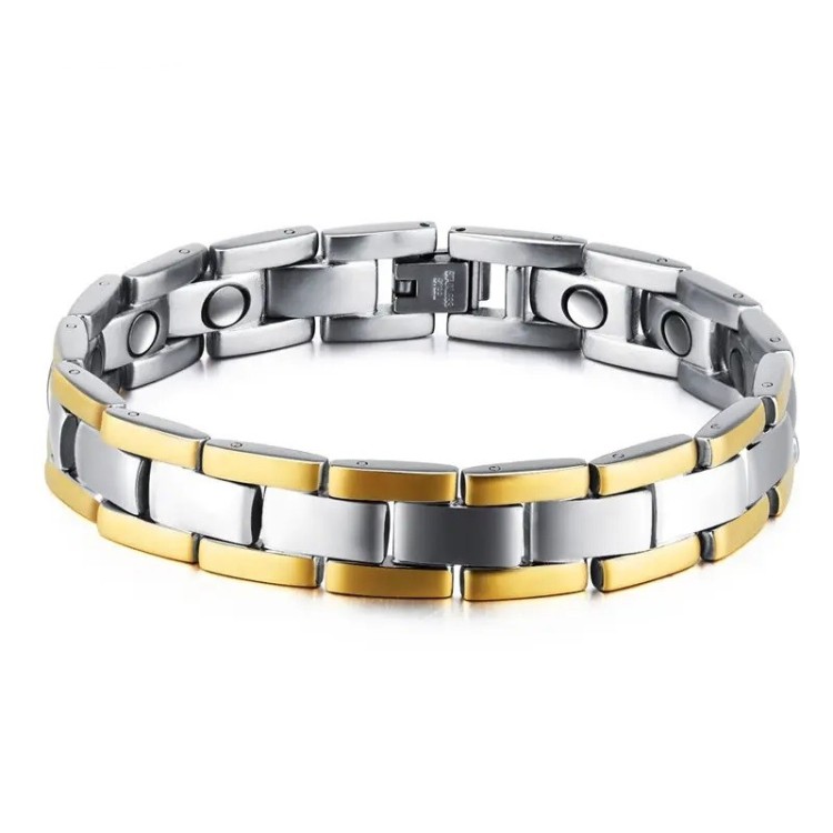 Manilla para hombre en acero personalizable - Brazalete para grabar texto Manilla para hombre en acero personalizable - Brazalete para grabar texto