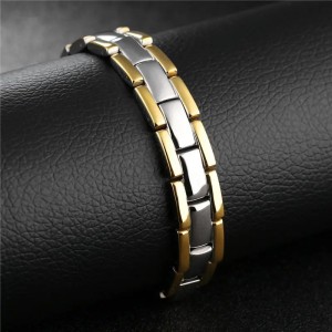Manilla para hombre en acero personalizable - Brazalete para grabar texto Manilla para hombre en acero personalizable - Brazalete para grabar texto