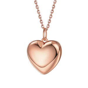 Collar relicario claddagh personalizable en plata