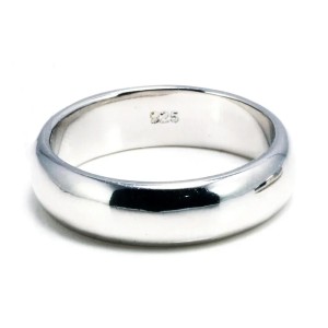 Argolla en plata para hombre - argolla clásica plateada - joyas en plata Argolla en plata para hombre - argolla clásica plateada - joyas en plata
