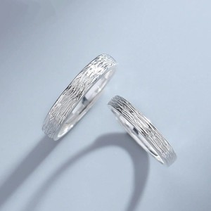 Argollas de matrimonio en plata nido - anillos de boda - alianzas Argollas de matrimonio en plata nido - anillos de boda - alianzas